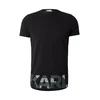 Karl Lagerfeld Majica zelena/črna/bela