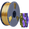 SUNLU Silk PLA+ Tri-Color Black Gold Purple - 1,75 mm/1000 g