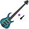 Sire Marcus Miller M5 Swamp Ash-5 2nd Gen Basic SET Transparent Blue 5 strunska bas kitara