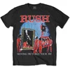 Rush Unisex majica 1981 Tour (Back Print) XXL