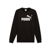 Mens Puma Essentials No. 1 Logo Crew, Black, Size S, Puma