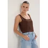 Trendyol Milla Ženska majica TWOSS25AL00043, Braon