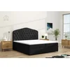 Boxspring postelja Mallorca - 200x200 cm - tkanine Jasmine