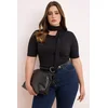 Trendyol Curve Ženska bluza Tbbss26Af00016, Crna