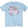 John Lennon Unisex majica Rainbows Love & Peace M