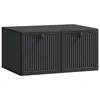 TV ormar za zid Zidne Crna 59,5 x 41 x 30 cm Konstruirano drvo