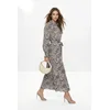Trendyol Modest Ženska haljina Tctss26Eb00160, Plava