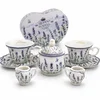 Komplet porcelanastih skodelic s sladkornico kot darilo Premium