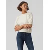 Vero Moda Pulover Doffy 10278313 Écru Regular Fit