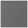 VOXTORP Front fioke, tamnosiva, 40x40 cm