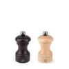 Set of 2 salt and pepper grinders, 10 cm, Bistro Z, Natural&Chocolat