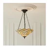 Endon 111884 - Luster na lancu Tiffany PEARL 3xE27/10W/230V prečnik 37 cm