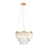MAXLIGHT P0423 - Luster na sajli MONACO 9xG9/40W/230V prečnik 42 cm zlatna
