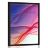 Plakat abstraktni valovi polni barv - 20x30 no frame