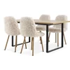 AABENRAA D160 sto top.hrast + 4 JONSTRUP teddy tk.prlj. bela