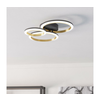 Eglo 901224 - LED prigušiva stropna svetiljka CALLIERA LED/20W/230V crna/zlatna
