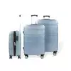 Hoffmanns 3-dijelni ABS set kofera Line Light plava
