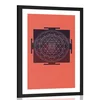Plakat s paspartujem harmoničen vzorec - 40x60 no frame