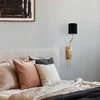 Opviq Zidna lampa Lumora-15336, 14x22x72cm, IP20, Zlatno-crna boje