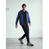 Sinsay - Zip-up dukserica sa kapuljačom sa dodatkom viskoze - grey blue