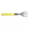 CAT 7A S-FTP installation cable, 1500 MHz, Dca AWG 22/1, 500 m drum, SX, yellow