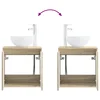 Umivaonik s policom Hrast sonoma 49,5 x 41 x 64,5 cm