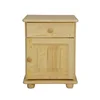 eoshop Nočna omarica SN101, 42x55x35, bor (Barva lesa: Naravno (lakirano))