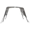 Tenda bimini s 3 luka i bočnim stijenkama 183x(154-167)x137 cm