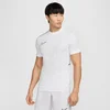 Nike Academy Mens Dri-FIT Short-Sleeve Football Top - White - Polyester - 50% Recycled Polyester