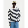 JACK & JONES Majica JORBLEECKER temno modra/bela