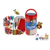 Ustvarjalni set, ustvarjen v plastični škatli 12x21cm