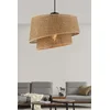 Opviq Luster Barette Hazeran, 32x32cm, Smeđe-crni