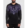 Affliction Winged Up Knit Thermal moška majica z dolgimi rokavi black