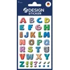 Avery Zweckform Z-Design nalepke z abecedo 59334, dekoracija in označevanje, 87 etiket/zavitek, motiv: barvaste črke, material: papir, angleški izraz: Sticker