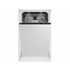 Beko BDIS38041Q Ugradna mašina za pranje sudova, 10 kompleta, 8 programa, Bela
