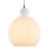 Halo Design 737321 - Luster na sajli BALL BALL 1xE27/40W/230V, prečnik 32 cm, bela