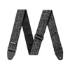 Jim Dunlop D67-14 Jacquard Black Thistle Strap