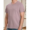 Sinsay - Basic majica sa V-izrezom - pastelno roze