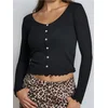 Sinsay - Rebrasta bluza - crno