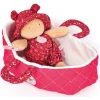 Doudou Jolijou lutka v roza torbici 20 cm