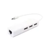 Adapter Type C na 3 USB 2.0 + RJ45 (100Mb) JWD-T4