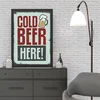 Wallity Uramljena slika Cold Beer, 35x45 cm