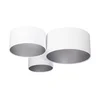 Plafonsko svetlo SPACE 3xE27/60W/230V bela/srebrna