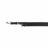 Prilagodljiv povodec za pse - črn, M/L - 2m