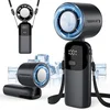 100% Namouk Mini ventilator z ledenim hlajenjem, 100 stopenj, 3600mAh