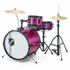 Set otroških bobnov Youngster Pink Sparkle Millenium