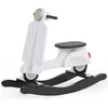 childhome otroški gugalnik rocking scooter black&white