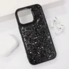 Maska Crystal Dots za iPhone 16 Pro Max crna