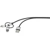 Renkforce Renkforce 3-in-1 Micro-USB/Lightning/USB-C™ napajalni & sync kabel 1 m