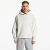 Mikina Nike Tech Mens Dri-FIT Shori Knit Pullover Hoodie Light Bone/ Black L